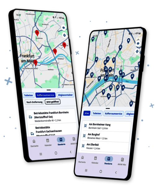 Standorte in der FrankfurtPlus-App